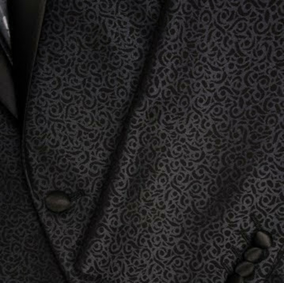 Savile Row One Button Slim Fit Dinner Jacket - Picture 4 of 6